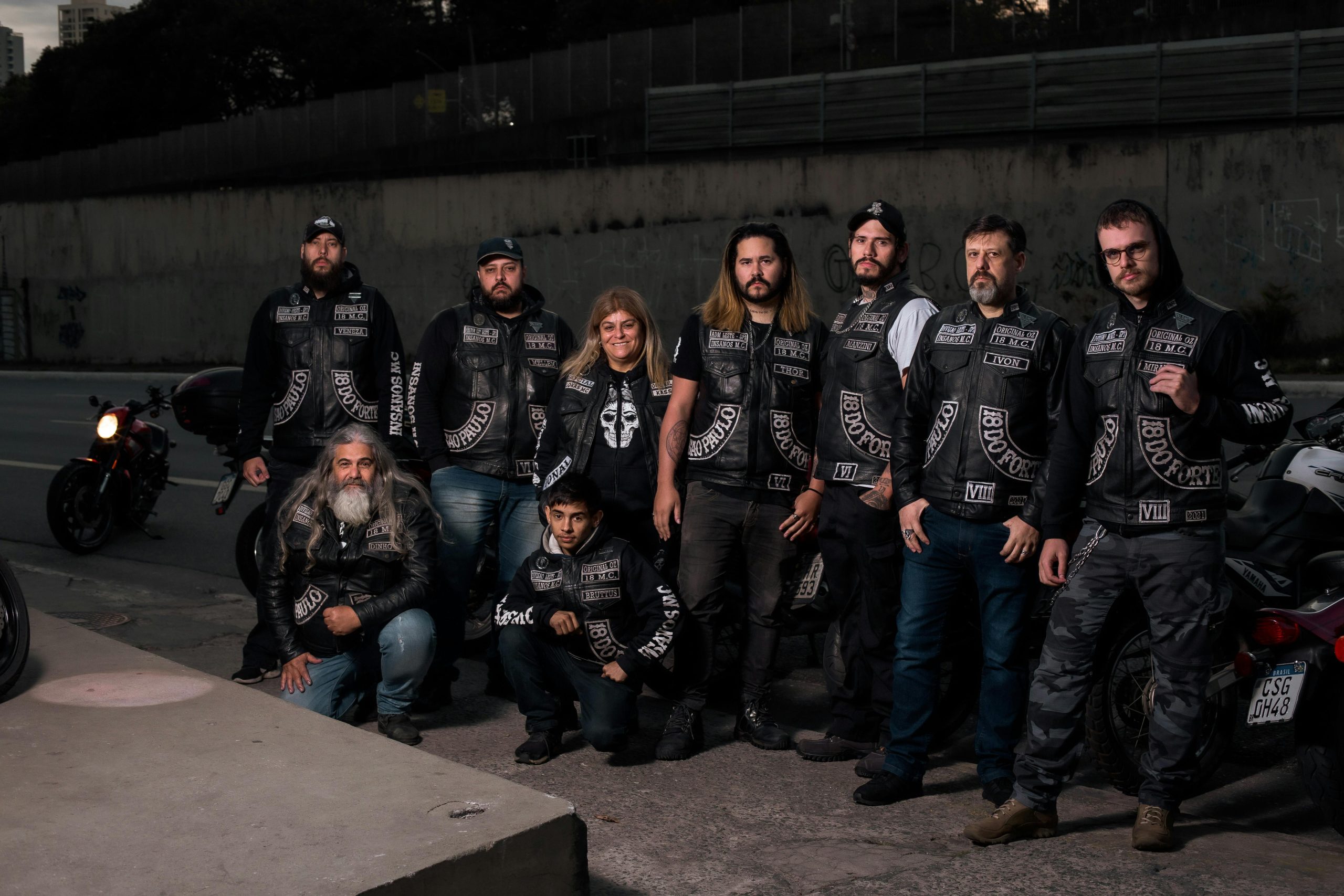 image of club with patches for article on officer structure